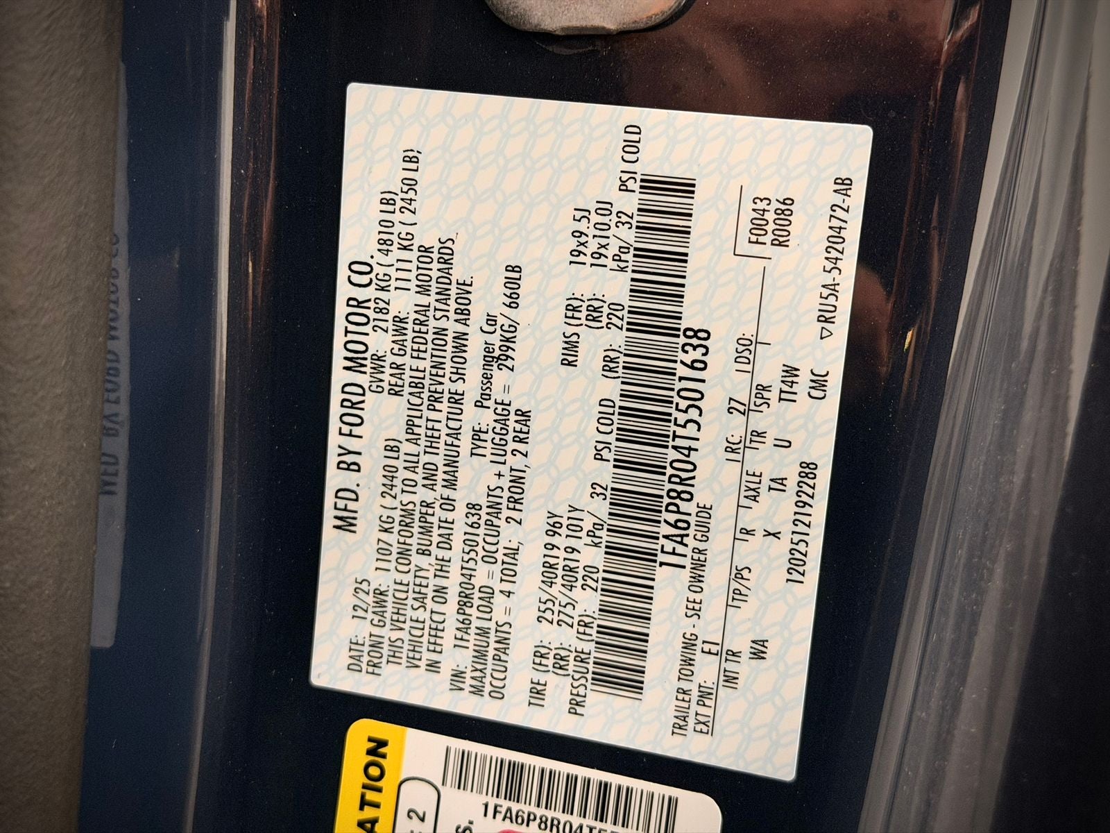 2026 Ford Mustang Dark Horse