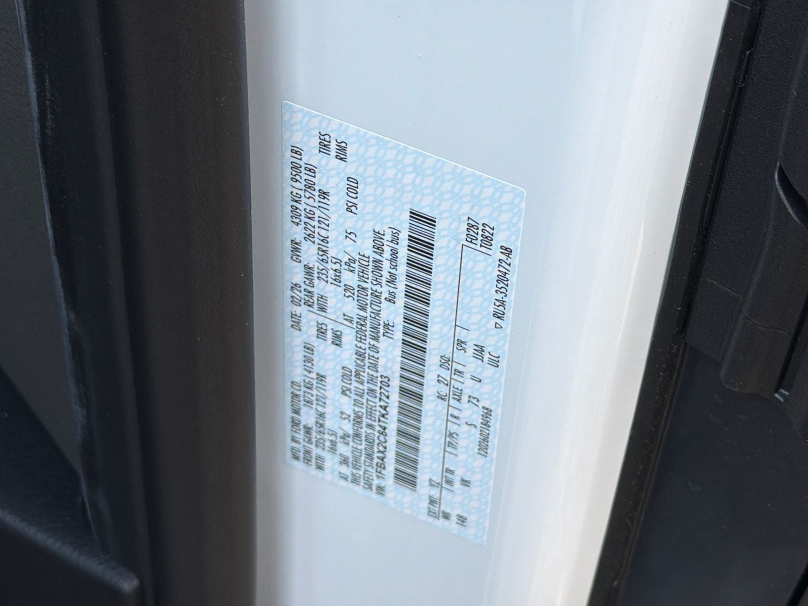 2026 Ford Transit-350 XL