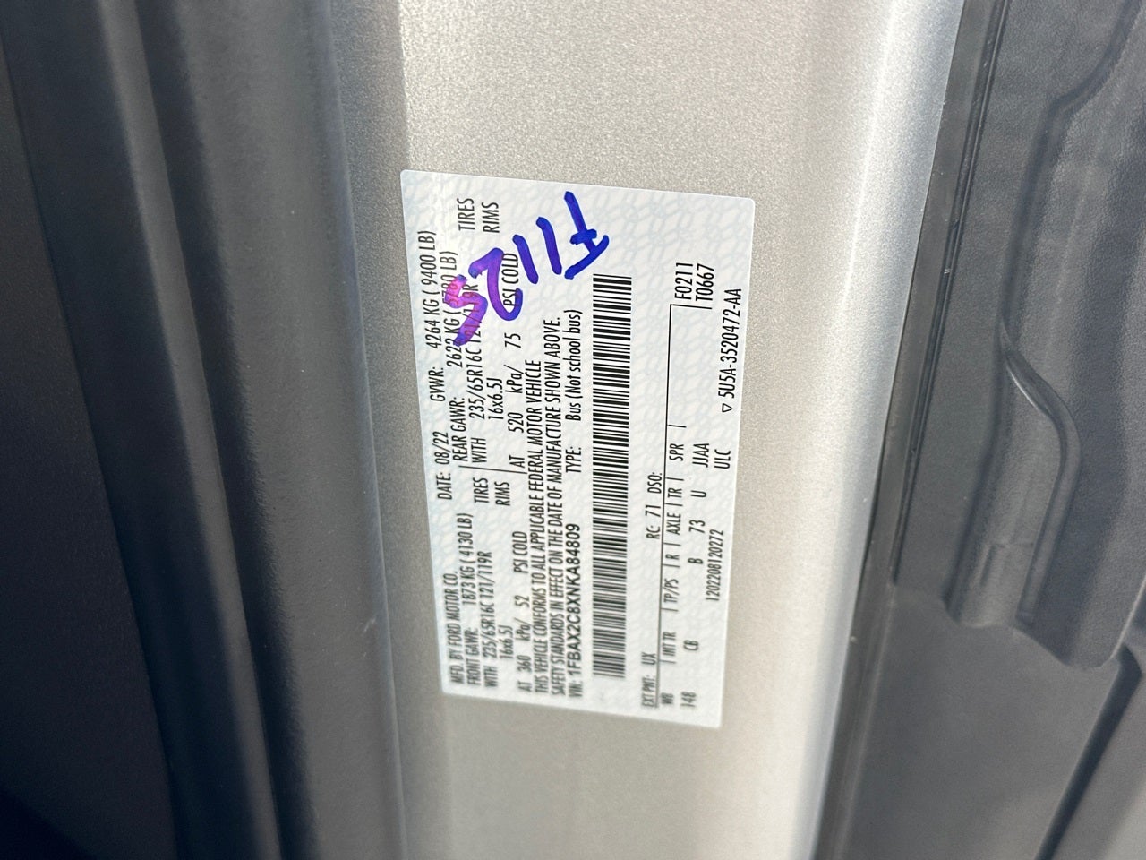 2022 Ford Transit-350 XLT