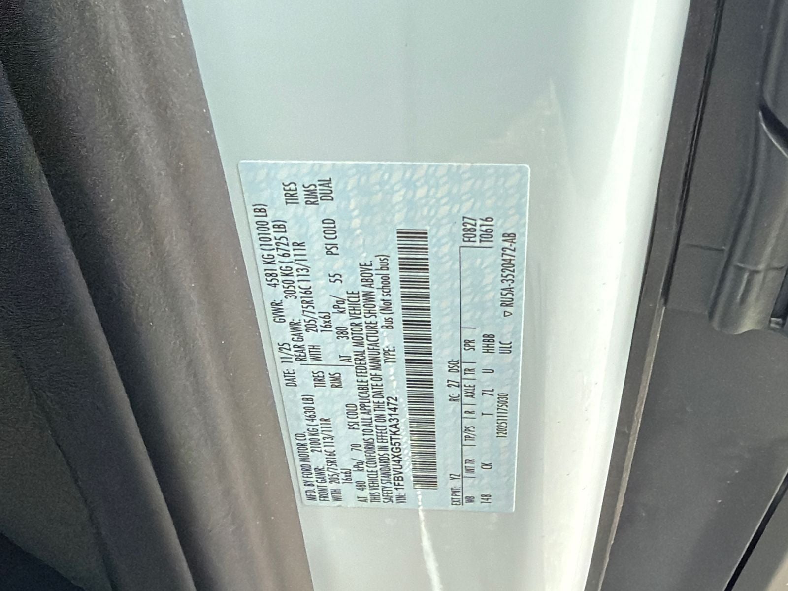 2026 Ford Transit-350 High Roof Dual Rear Wheel 15 Passenger Van