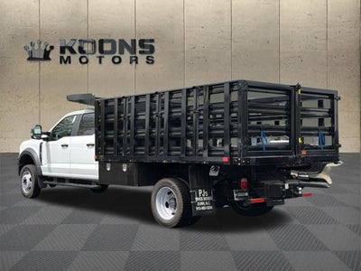 2025 Ford F-450SD XL Crew Cab PJs 12 Foot Stake Body