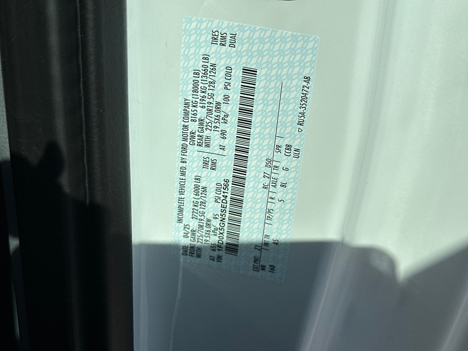 2025 Ford F-550SD PJs Service Body with Ladder Rack