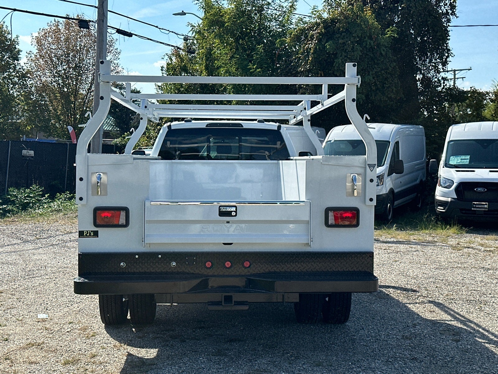 2025 Ford F-550SD PJs Service Body with Ladder Rack