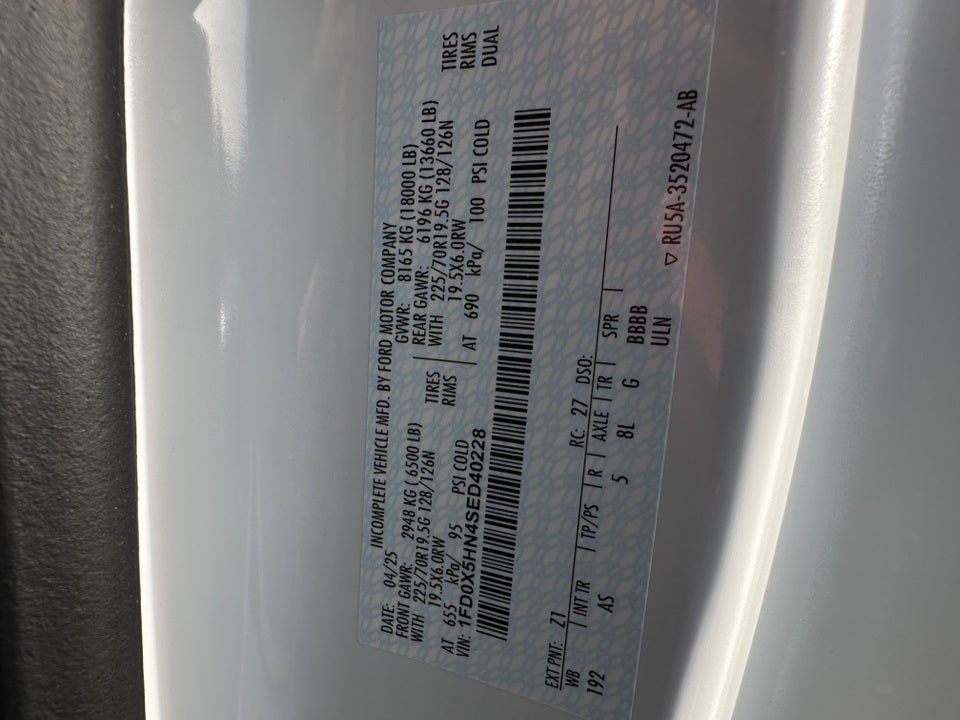 2025 Ford F-550SD Reading Service Body