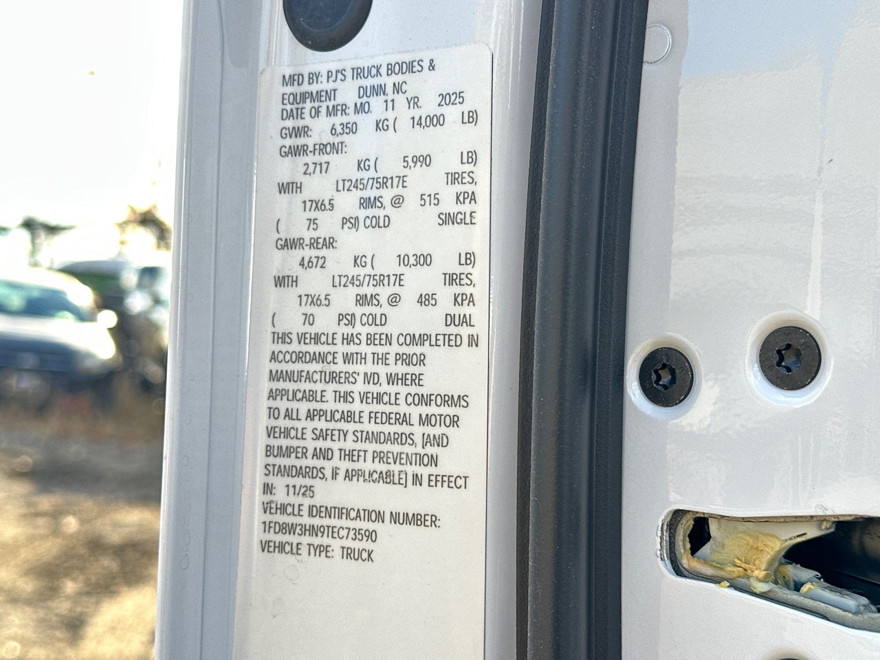 2026 Ford F-350SD PJs Service Body