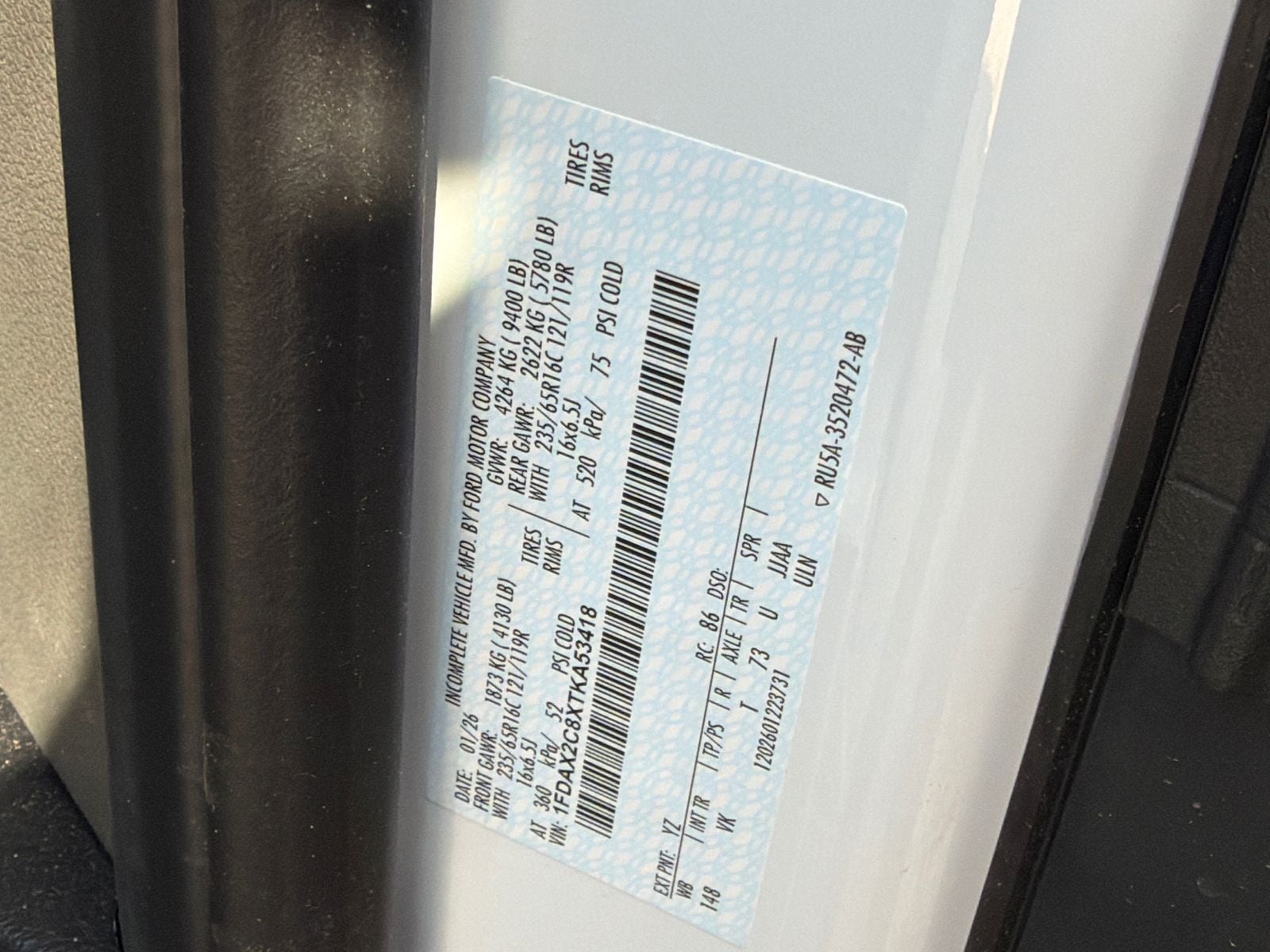 2026 Ford Transit-350 XL