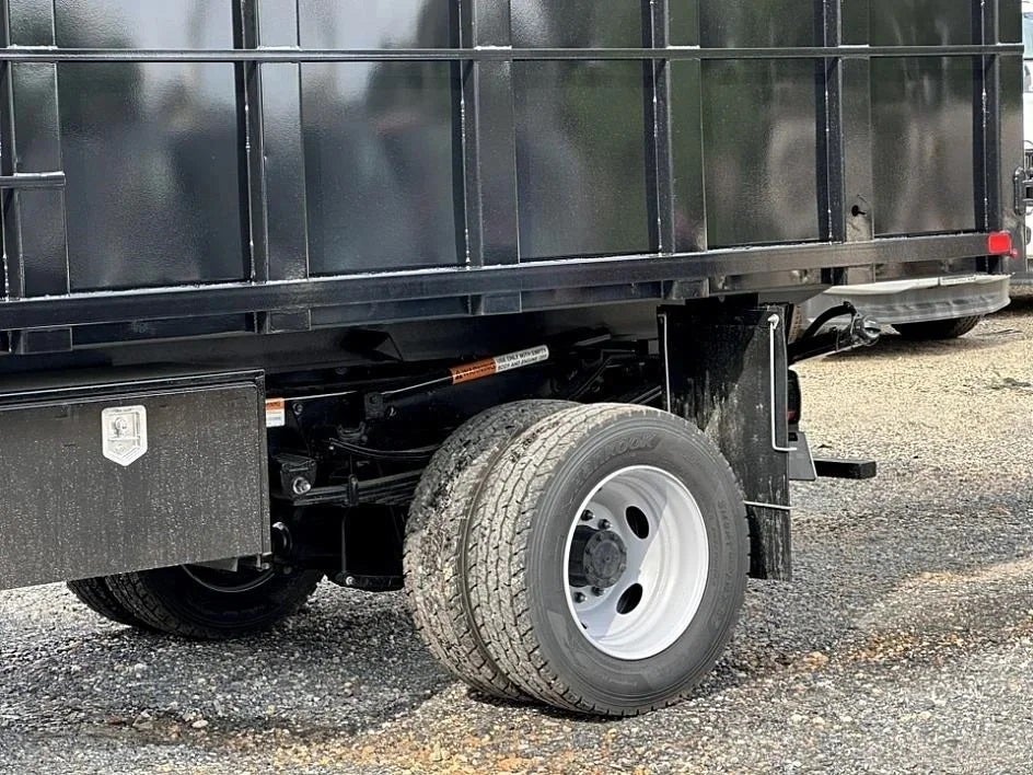 2025 Ford F-600SD PJs Landscape Dump Body with Underbody Toolbox
