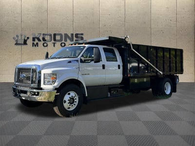 2026 Ford F-650SD PJs Landscape Dump Body with Underbody Toolbox