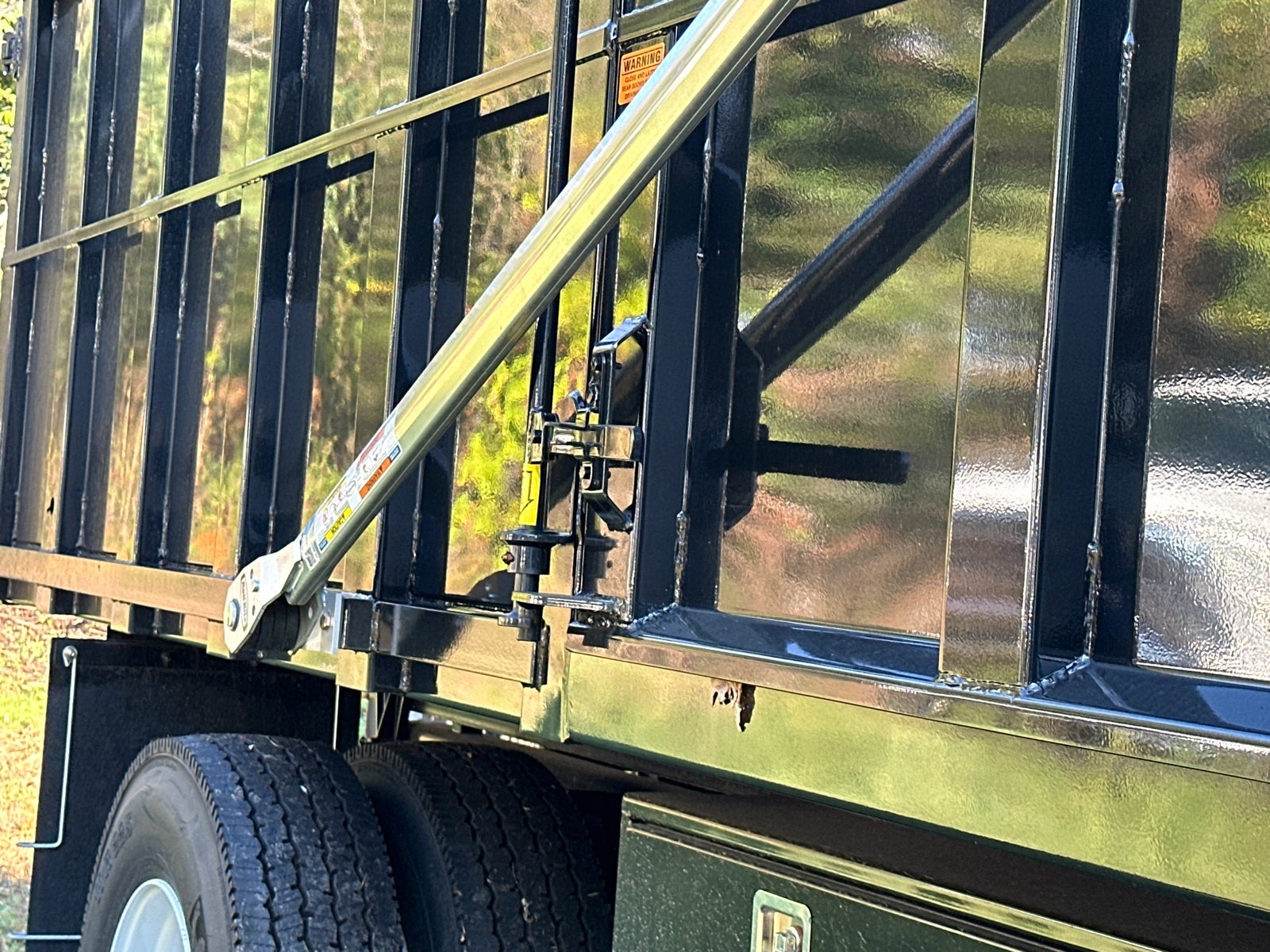 2026 Ford F-650SD PJs Landscape Dump Body with Underbody Toolbox