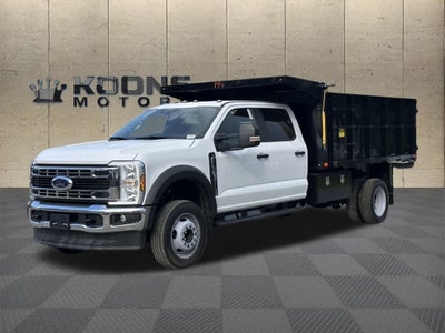 2025 Ford F-550SD PJs Landscape Dump Body with Underbody Toolbox