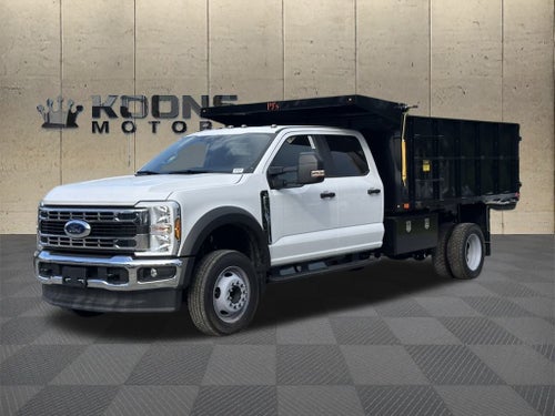 2025 Ford F-550SD PJs Landscape Dump Body with Underbody Toolbox