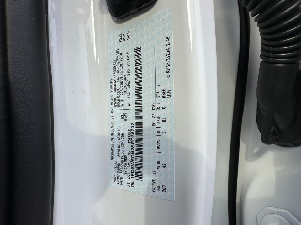 2025 Ford F-550SD PJs Landscape Dump Body with Underbody Toolbox