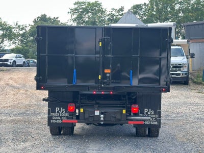 2025 Ford F-550SD PJs Landscape Dump Body with Underbody Toolbox