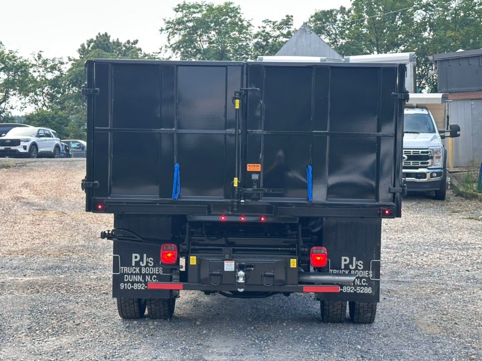 2025 Ford F-550SD PJs Landscape Dump Body with Underbody Toolbox