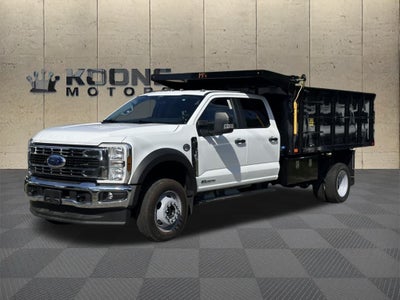 2025 Ford F-550SD PJs Landscape Dump Body with Underbody Toolbox