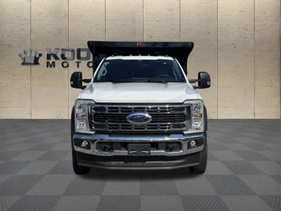 2025 Ford F-550SD PJs Landscape Dump Body with Underbody Toolbox