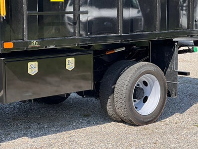 2025 Ford F-550SD PJs Landscape Dump Body with Underbody Toolbox