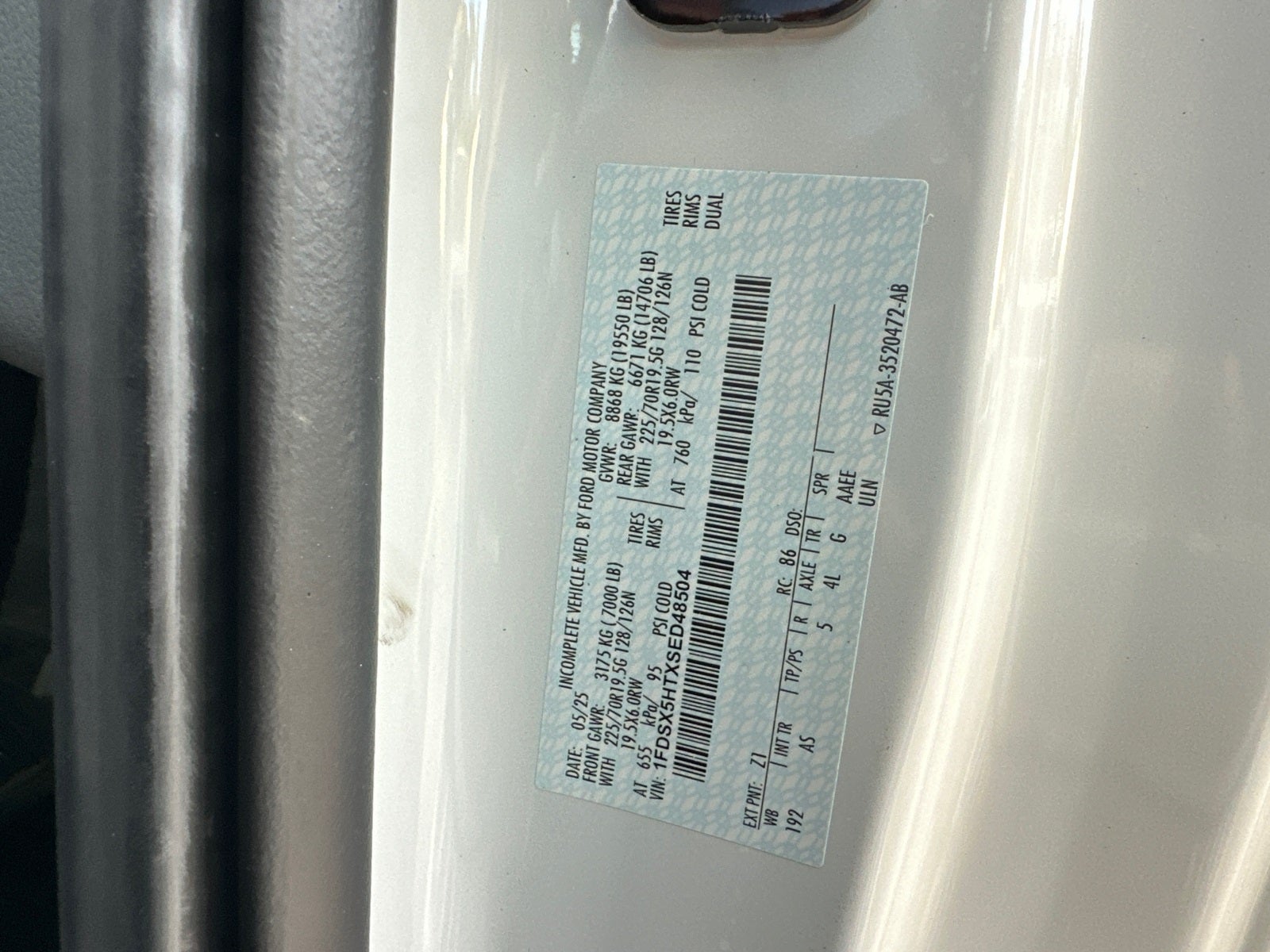 2025 Ford F-550SD M H EBY Landscape Dump Body