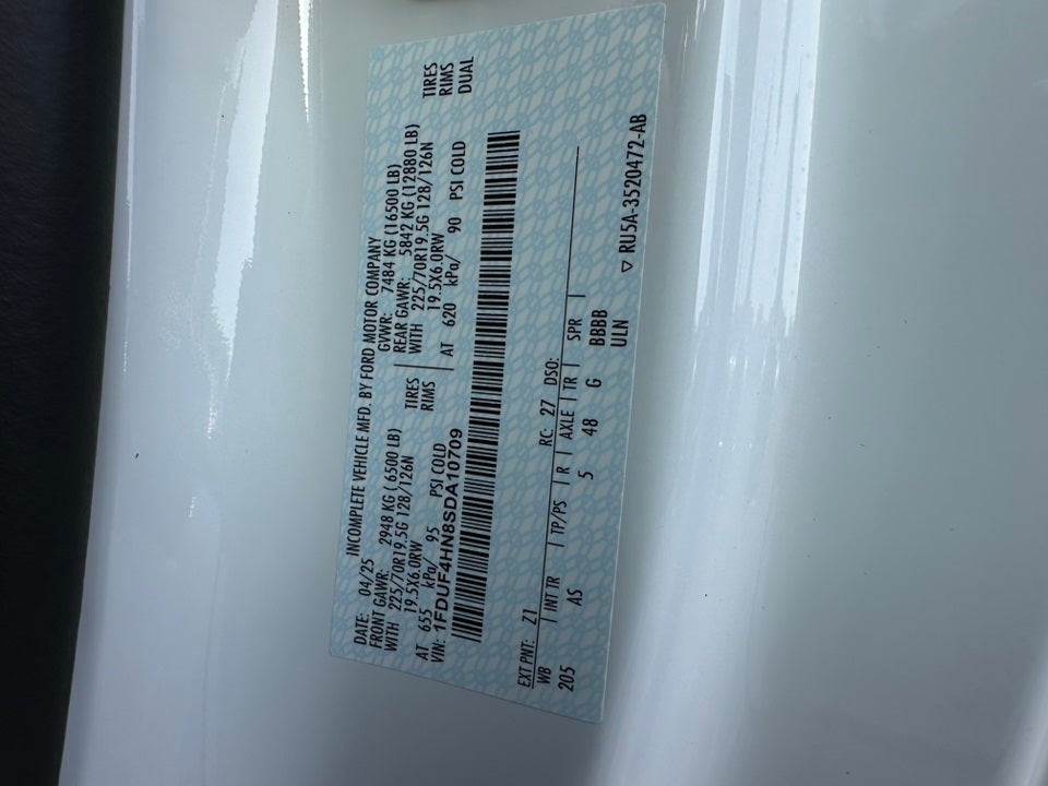 2025 Ford F-450SD PJs Dump Body with Backpack Toolbox