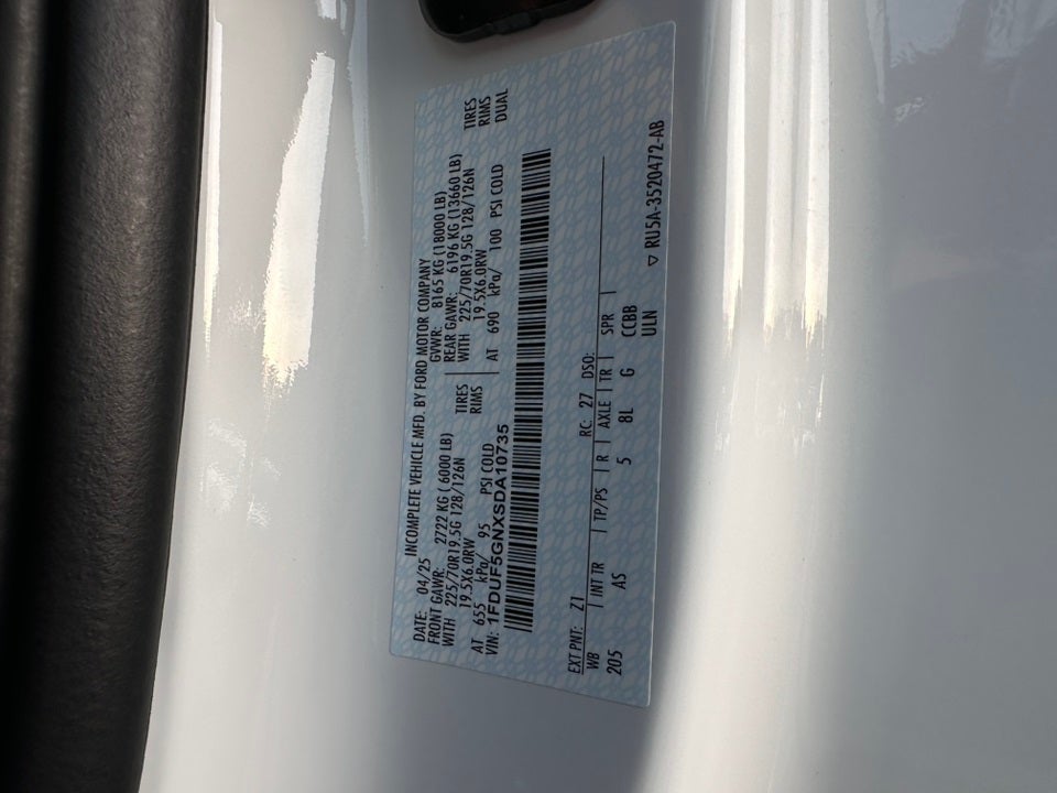 2025 Ford F-550SD PJs Stake Body with Underbody Toolbox