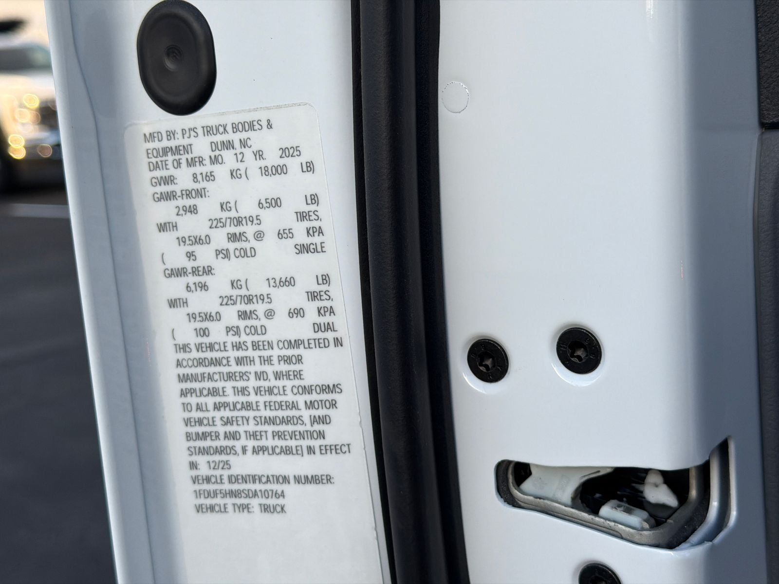 2025 Ford F-550SD XL Regular Cab PJs 16 Foot Stake Body