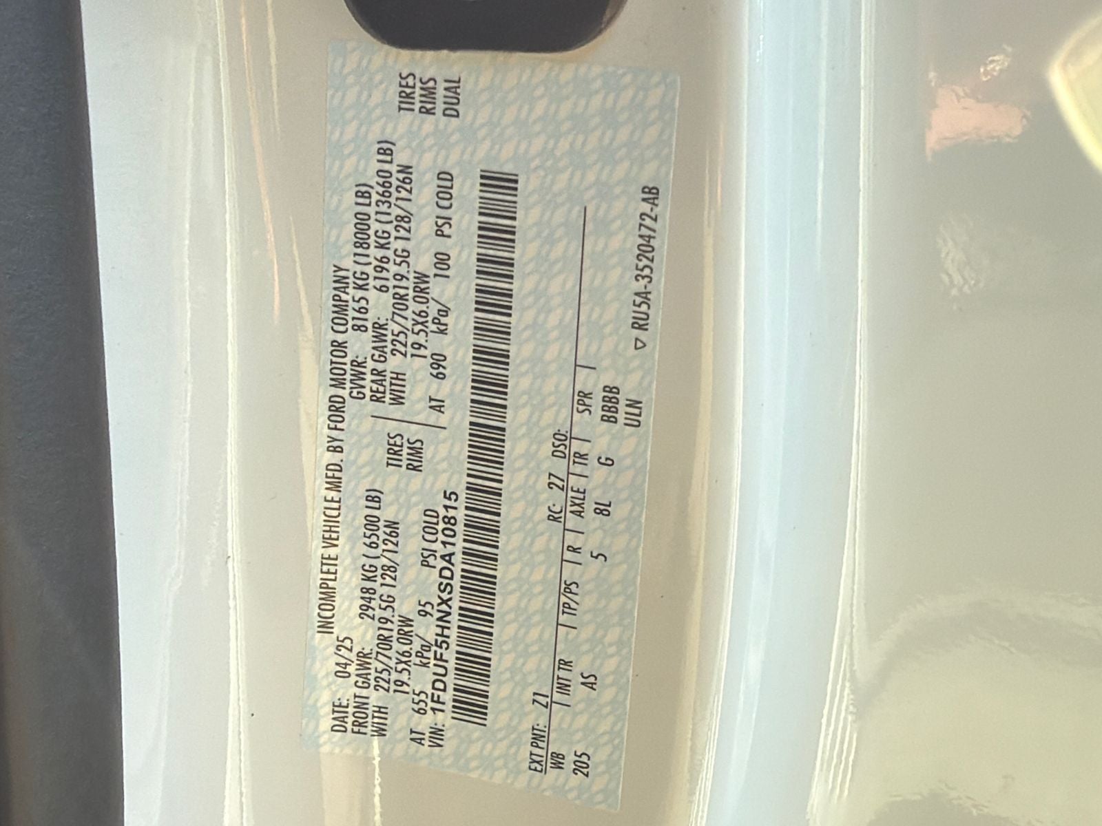 2025 Ford F-550SD XL Regular Cab PJs 15 Foot Landscape Dump Body