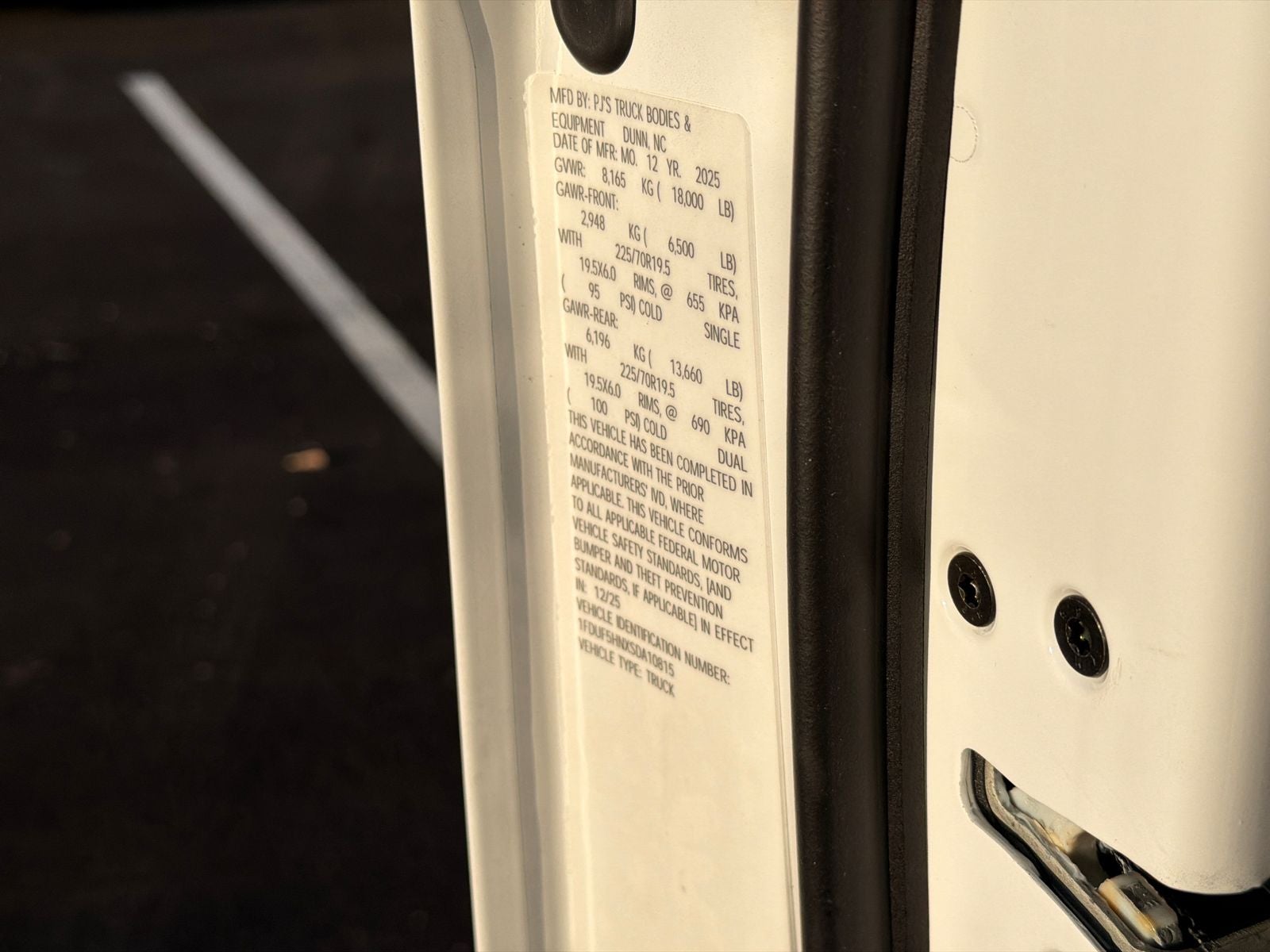 2025 Ford F-550SD XL Regular Cab PJs 15 Foot Landscape Dump Body