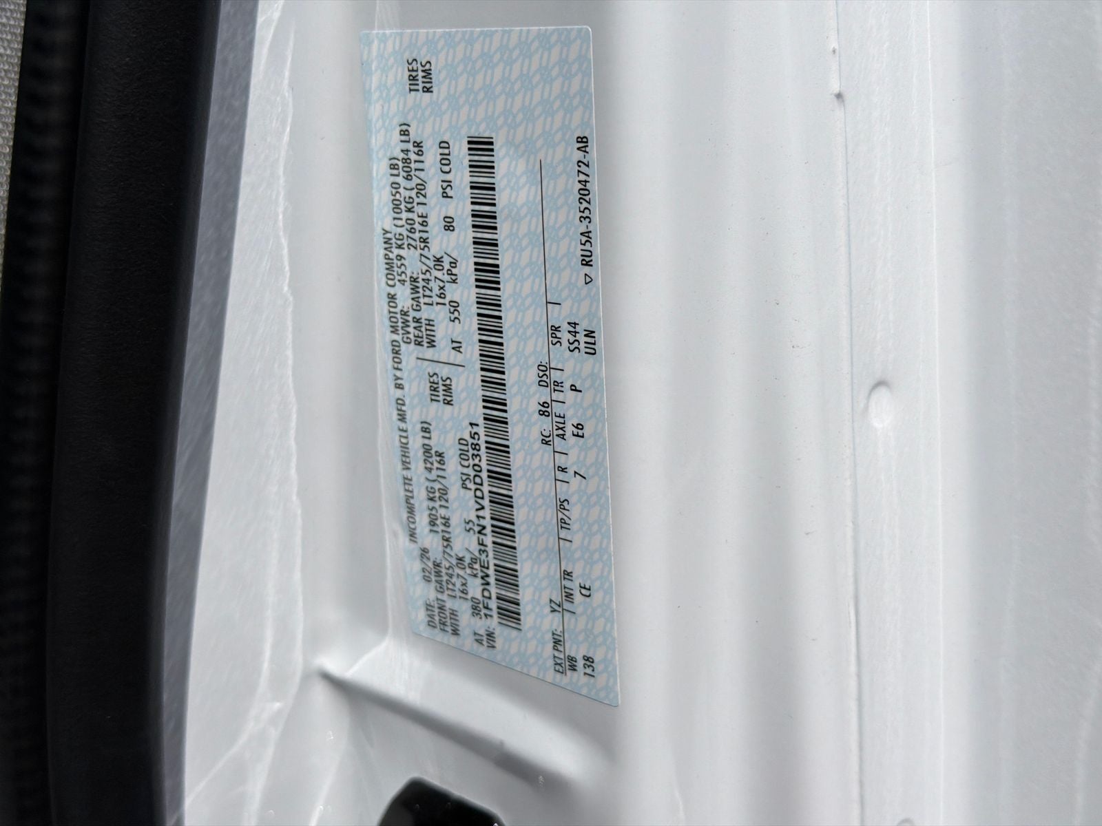 2027 Ford E-350SD Base Cutaway
