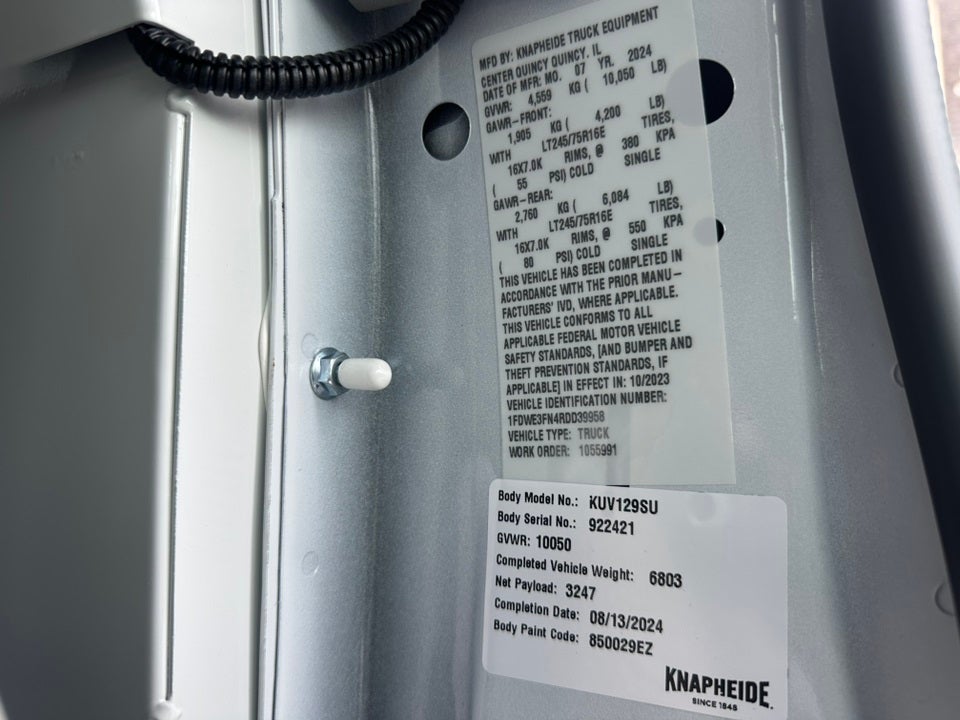 2024 Ford E-350SD Knapheide Utility Van