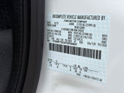 2026 Ford F-750SD Regular Cab PJs 10 Foot Godwin Dump Body