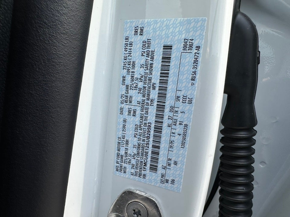 2025 Ford Escape Plug-In Hybrid Base