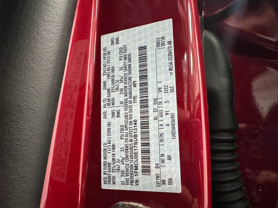 2025 Ford Escape Plug-In Hybrid Base