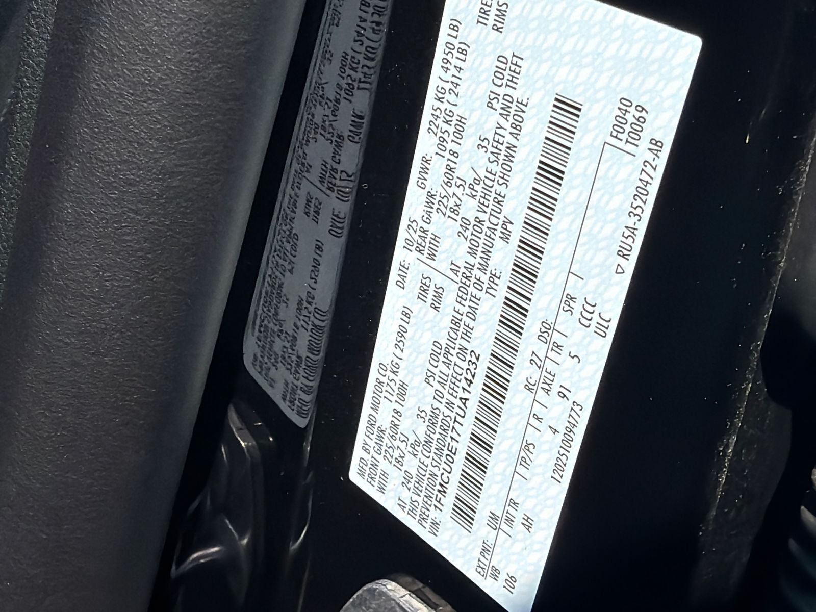 2026 Ford Escape Plug-In Hybrid Base
