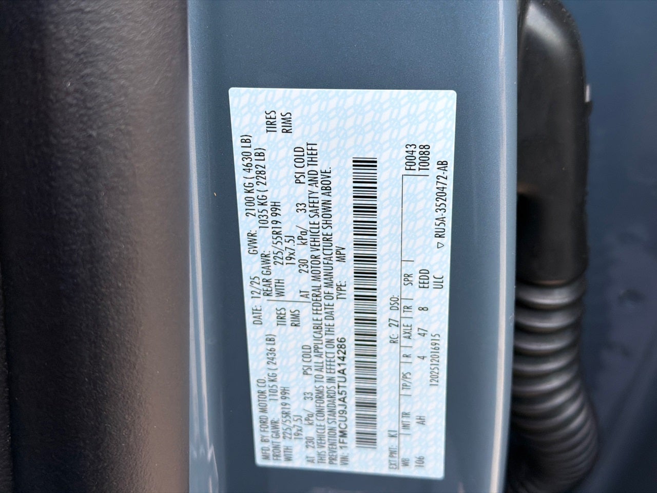 2026 Ford Escape Platinum