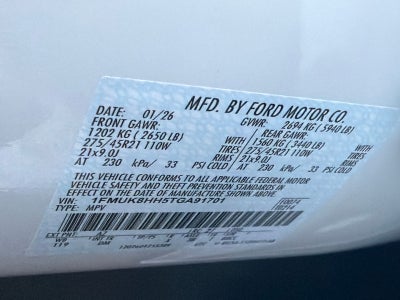 2026 Ford Explorer Platinum