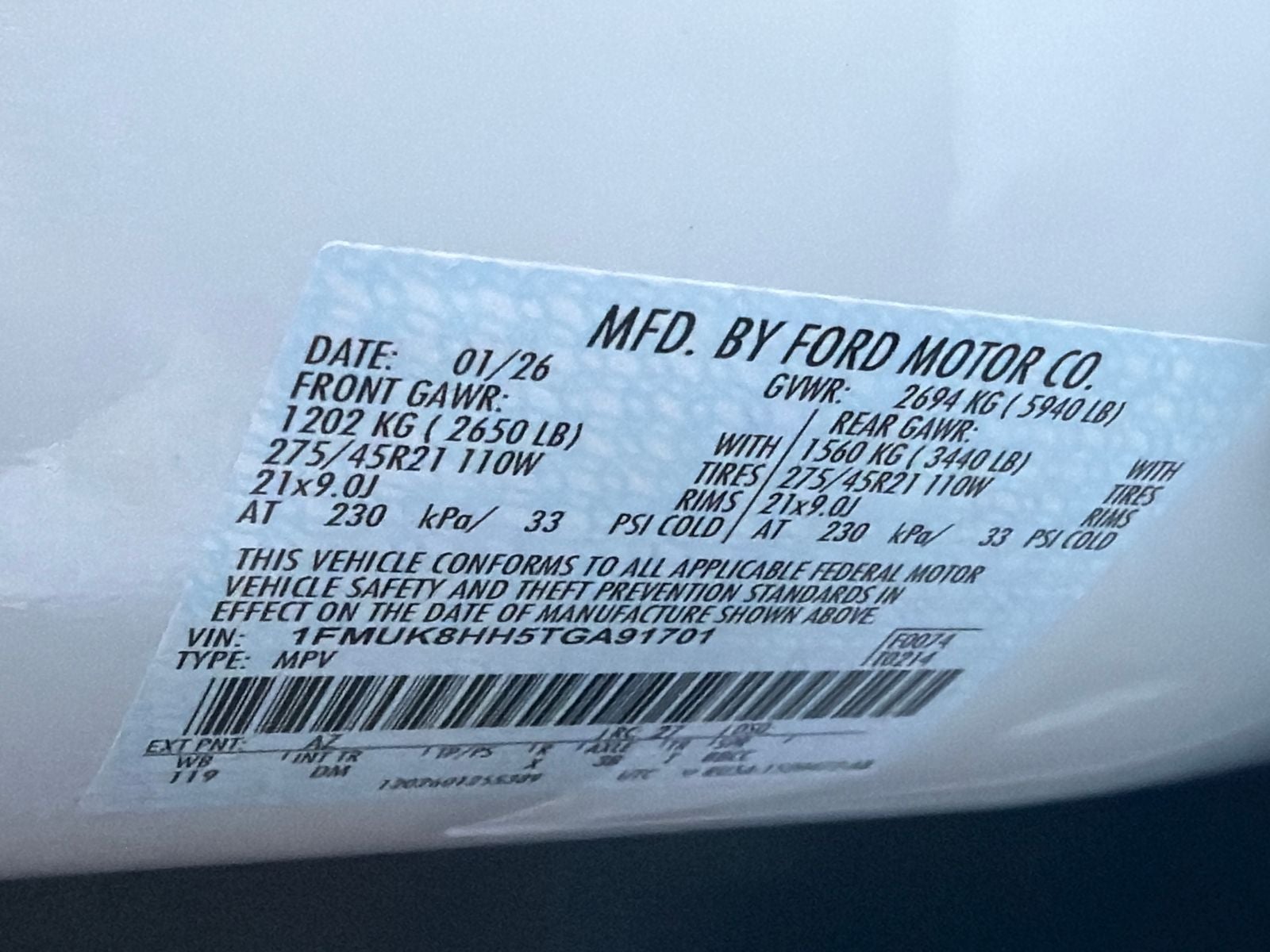 2026 Ford Explorer Platinum