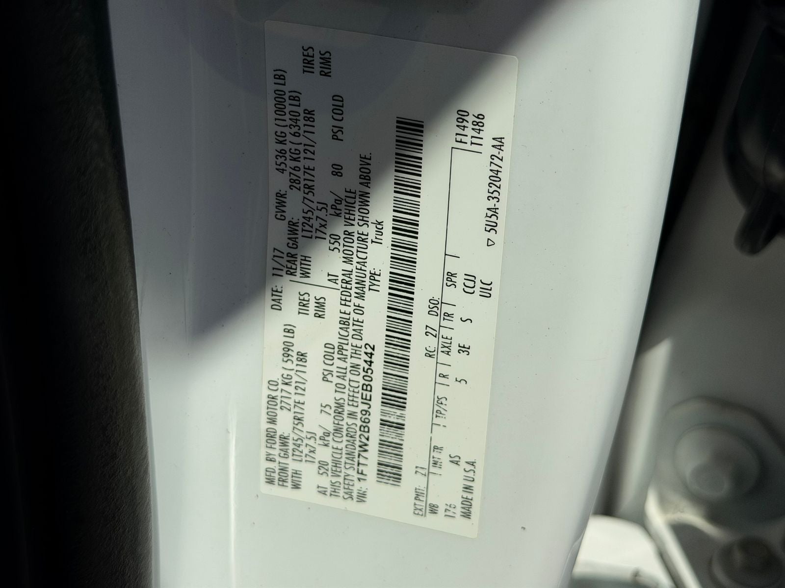 2018 Ford F-250SD XL