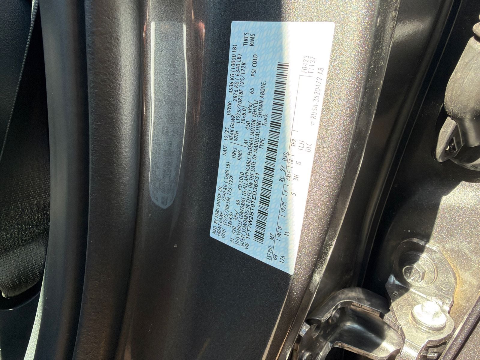 2026 Ford F-250SD XL Crew Cab 8 Foot Bed