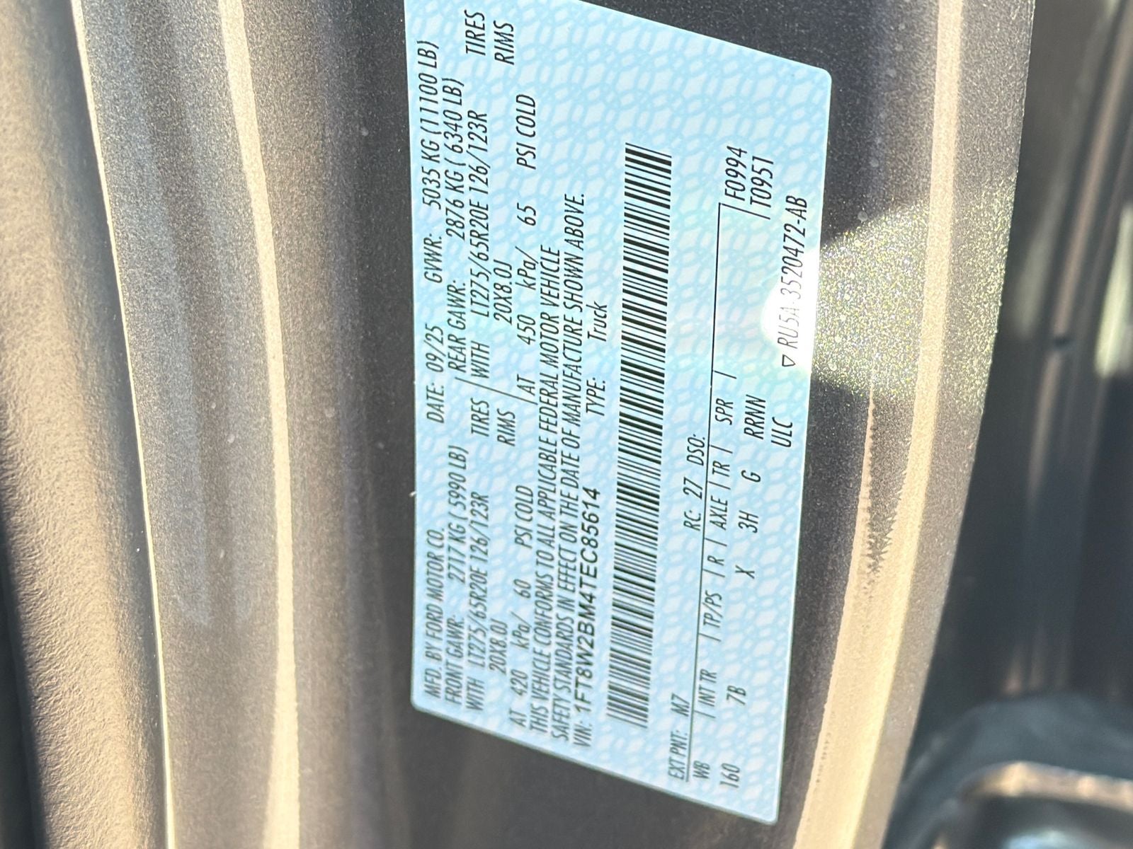 2026 Ford F-250SD Platinum Crew Cab 6.75 Foot Bed