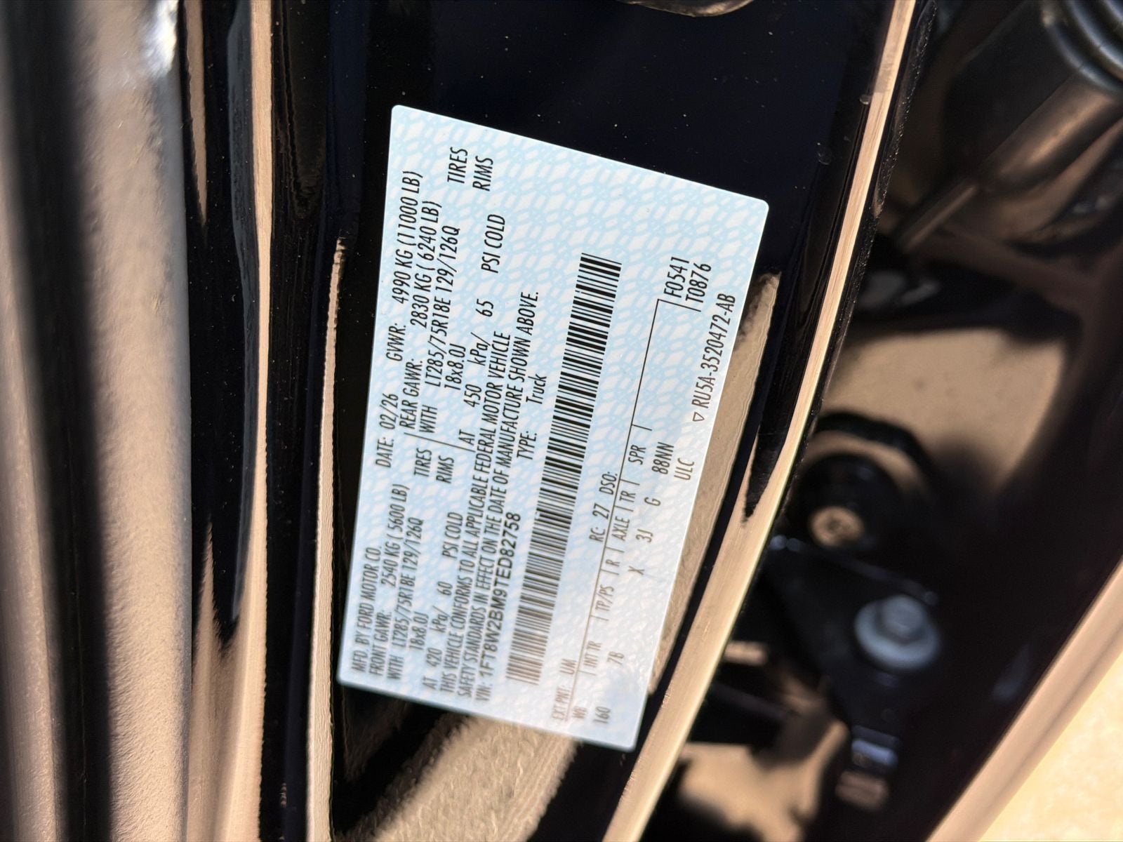 2026 Ford F-250SD Platinum Crew Cab 6.75 Foot Bed