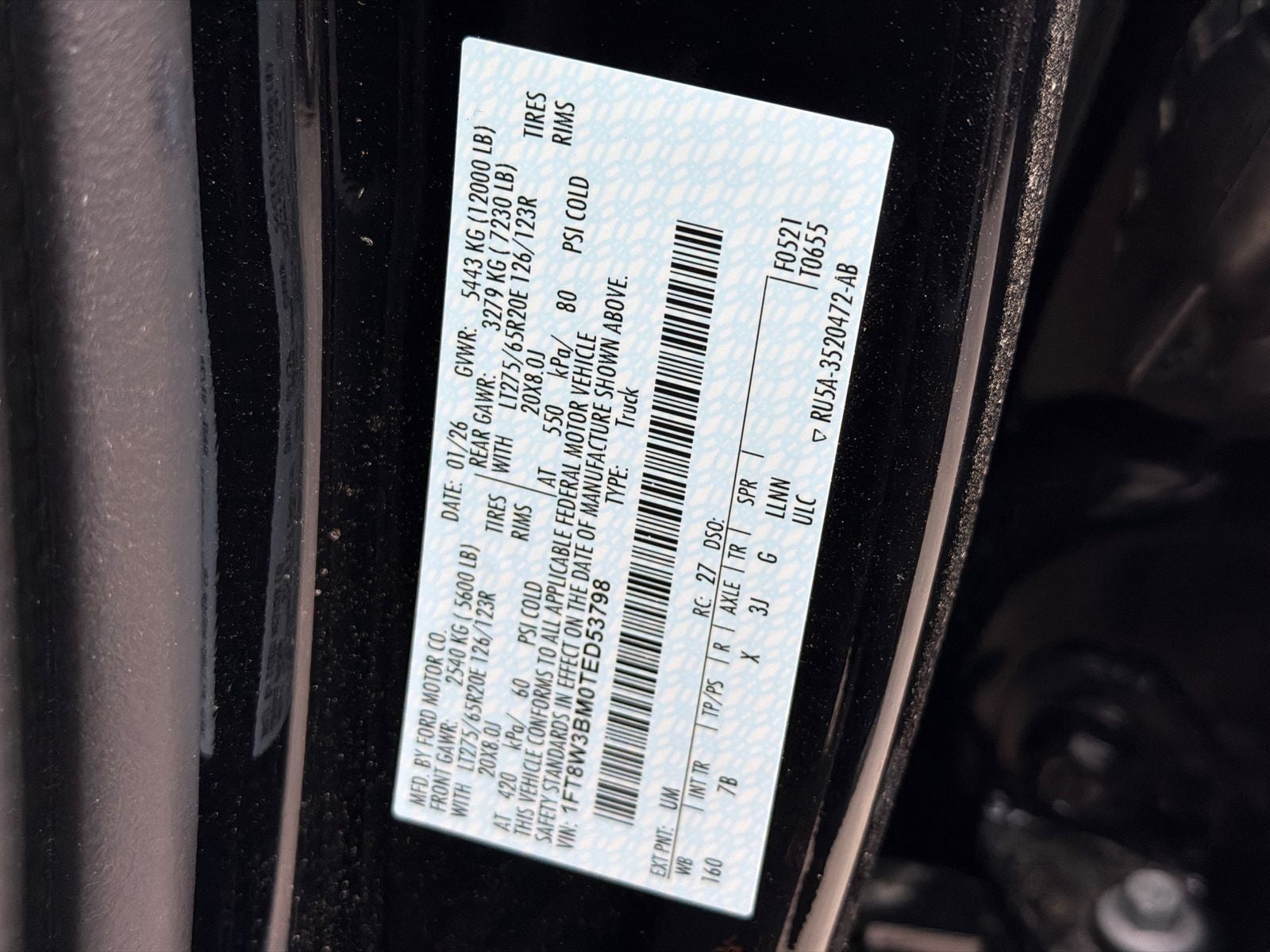 2026 Ford F-350SD Platinum Crew Cab 6.75 Foot Bed