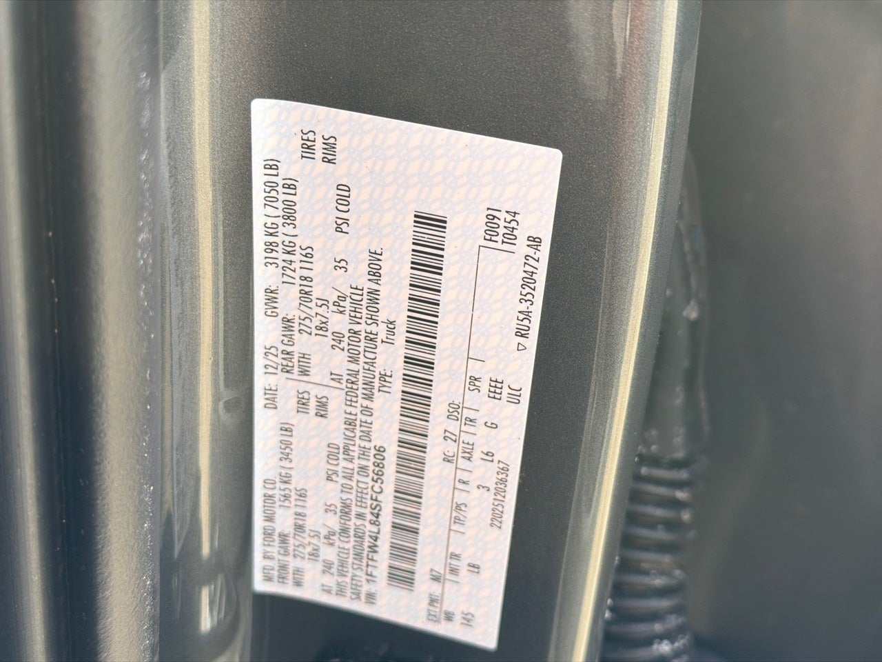 2025 Ford F-150 Tremor