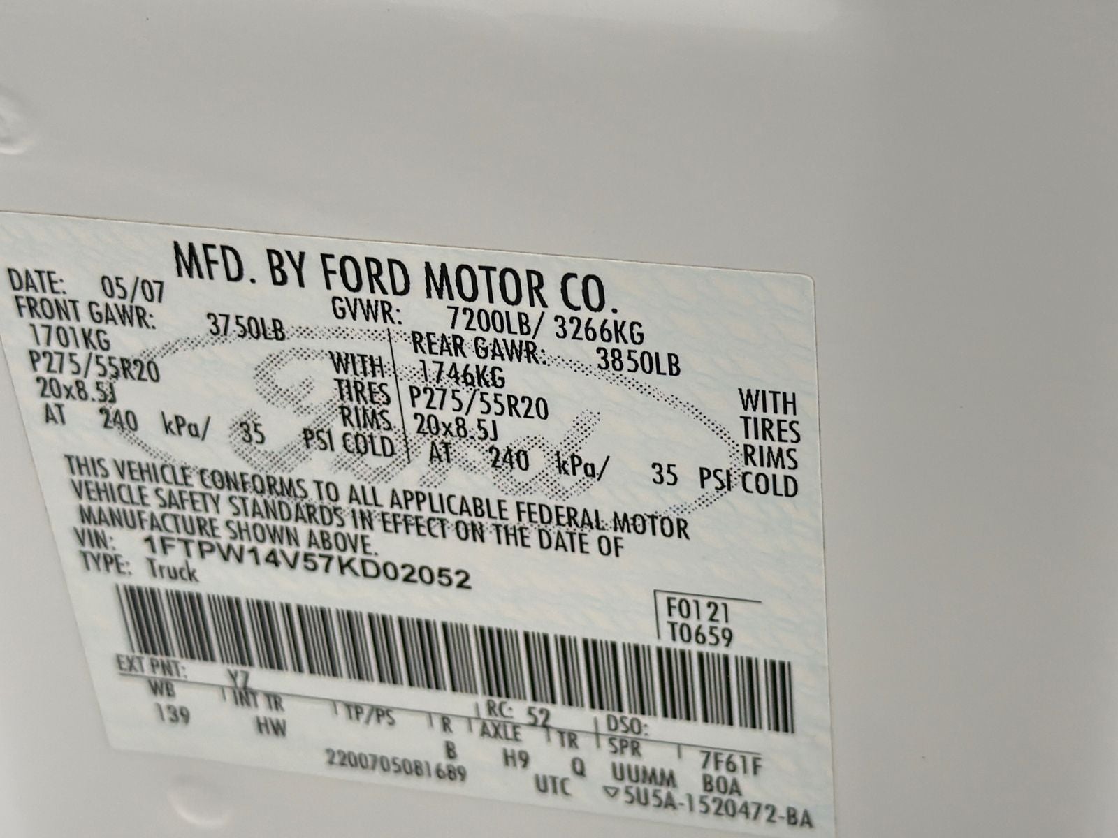 2007 Ford F-150 Lariat