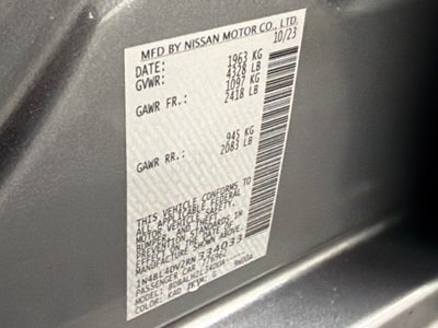 2024 Nissan Altima 2.5 SV