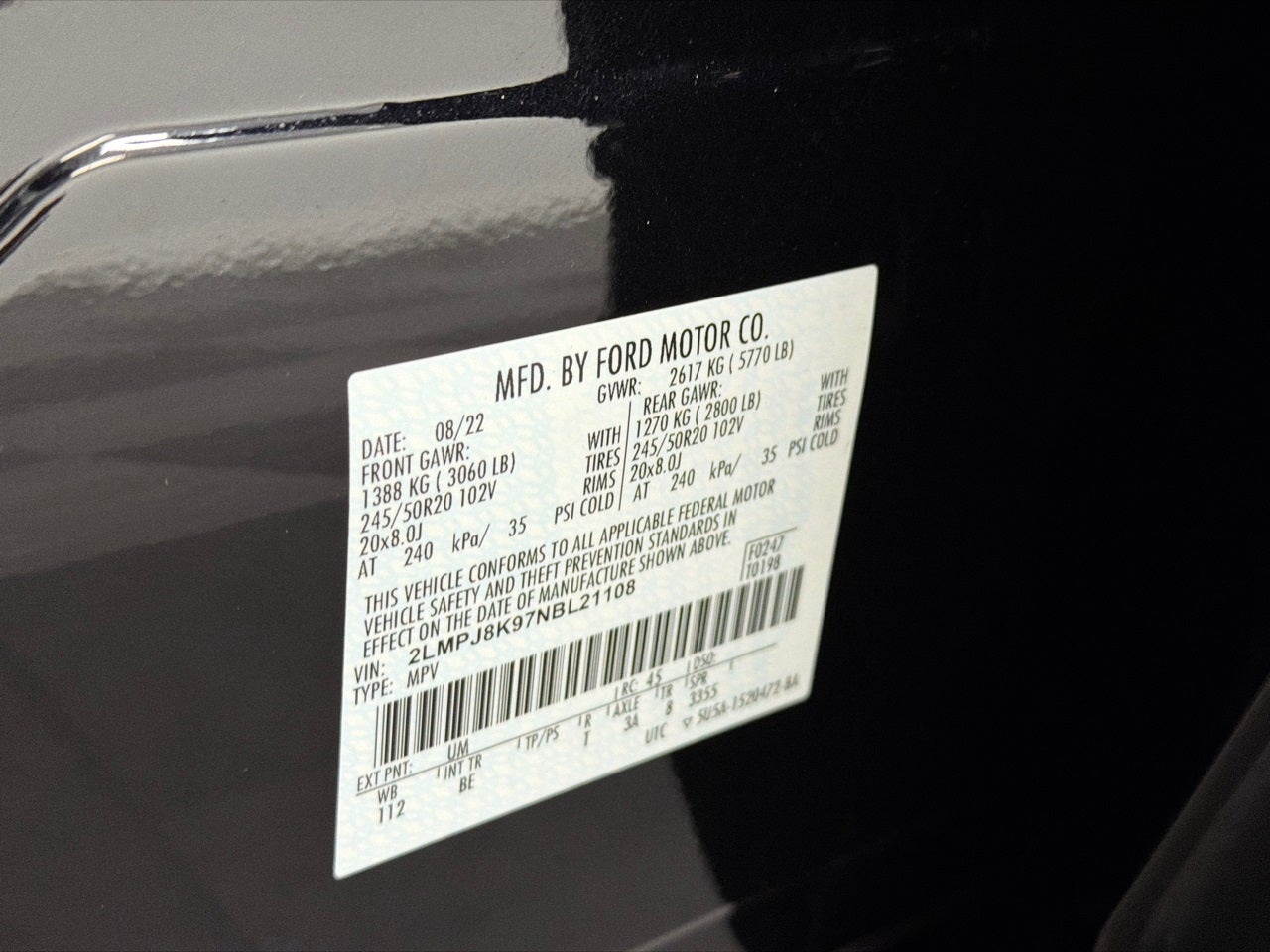 2022 Lincoln Nautilus Reserve