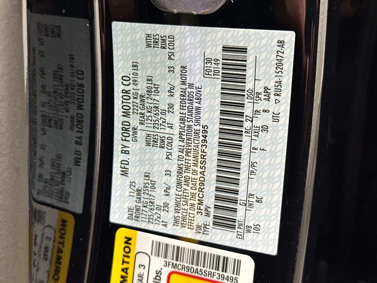 2025 Ford Bronco Sport Badlands