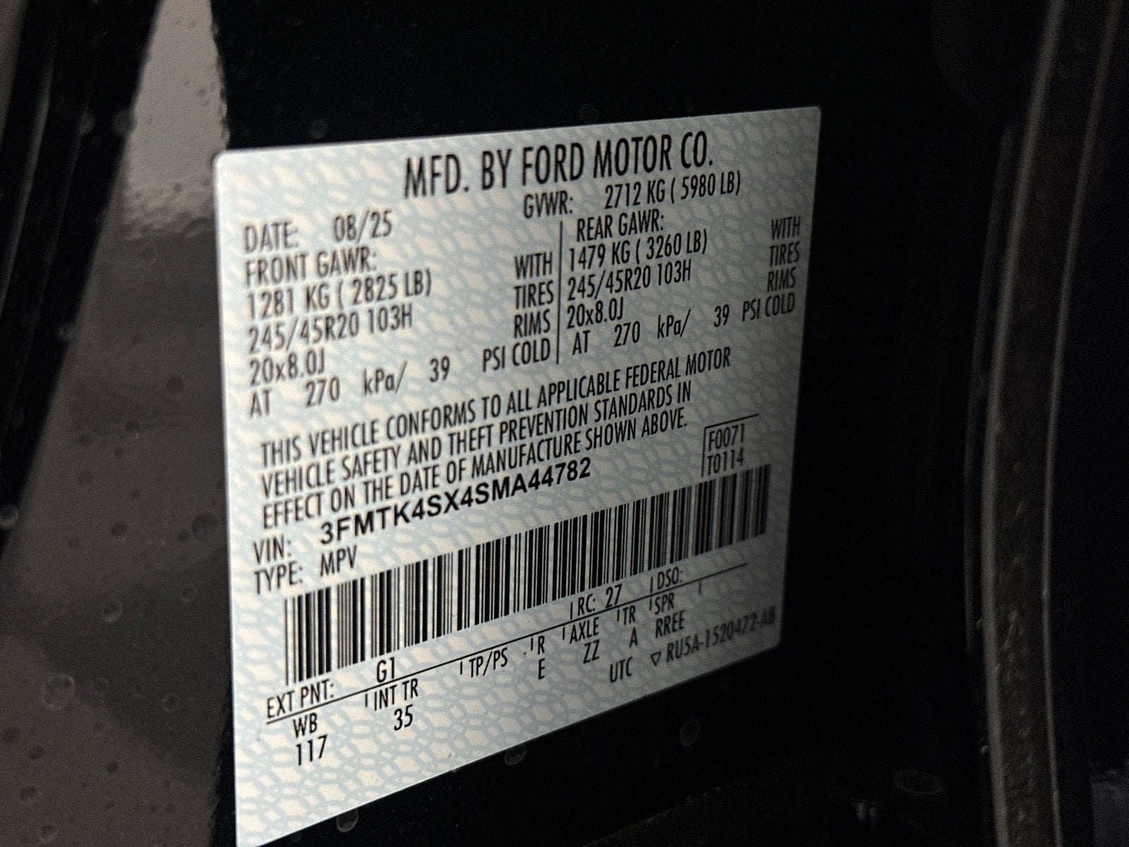 2025 Ford Mustang Mach-E GT