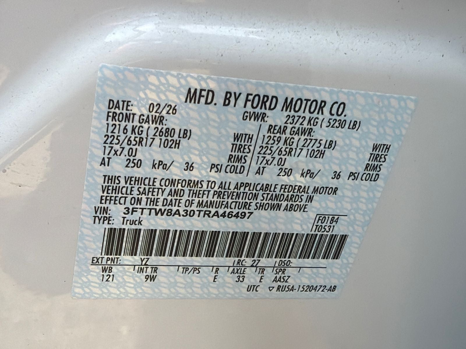 2026 Ford Maverick XL Crew Cab 4.5 Foot Bed Work Truck