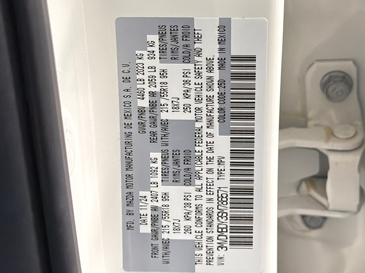 2025 Mazda Mazda CX-30 2.5 Turbo Premium Package