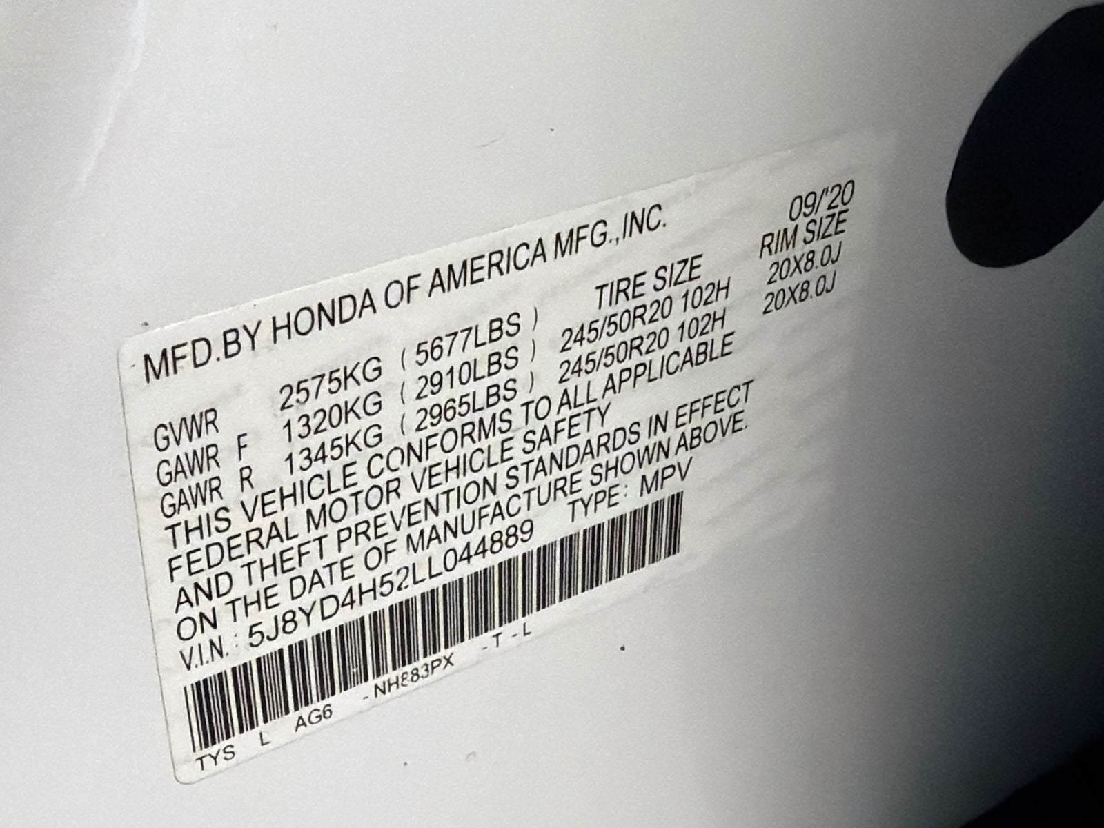 2020 Acura MDX Technology SH-AWD